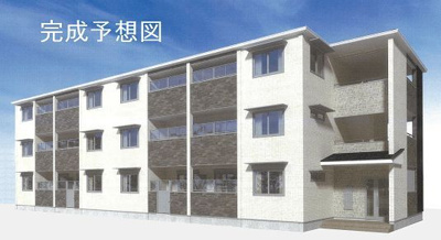 【外観パース】 | シャルマン唐橋南Ⅱ