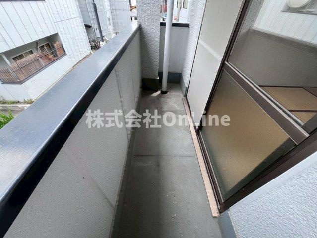 ビートル山本北のバルコニー