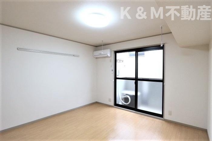 ランセ今谷 Cのバルコニー|広々としたバルコニーです