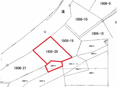 【区画図】 | 佐久高原美笹別荘地Ｇ－１
