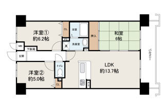 【間取り】 | アンビエント金剛東ガーデンコート