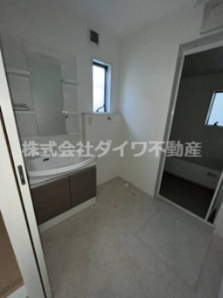 岡崎南公園前戸建賃貸の洗面所