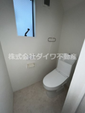 岡崎南公園前戸建賃貸のトイレ