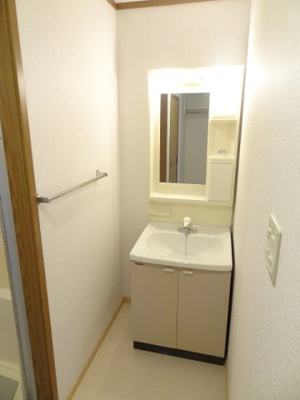 【洗面所】 | プレステージ花ずいＣ | 広い洗面スペース