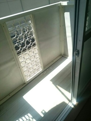 【バルコニー】 | あんてぃーく | 外からの目が気にならないバルコニーで洗濯物が干せます