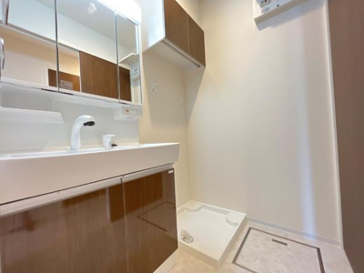 【洗面所】 | 仮）シェルル・ユーロピュア高島新屋敷 | 洗髪洗面化粧台（イメージ）