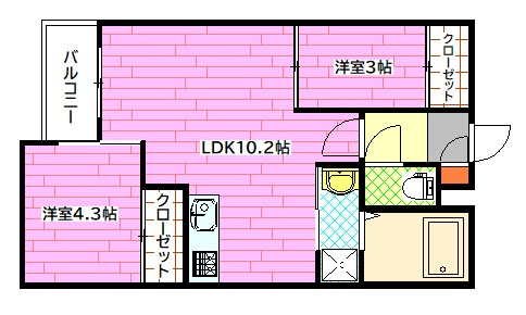 REGALEST-F 矢野東Ⅰの間取り