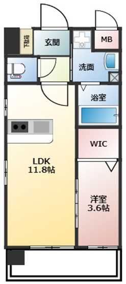 【間取り】 | PROUDⅡ花畑
