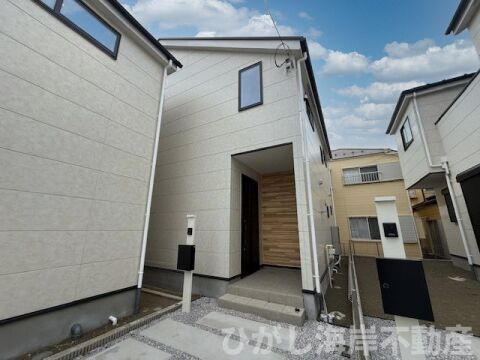 茅ヶ崎市旭が丘　新築戸建　全３棟の外観|現地外観