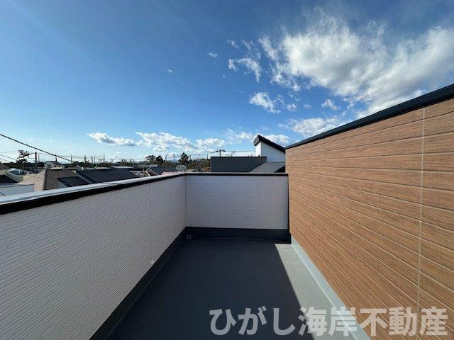茅ヶ崎市浜須賀　新築戸建　全４棟のバルコニー|ルーフバルコニー