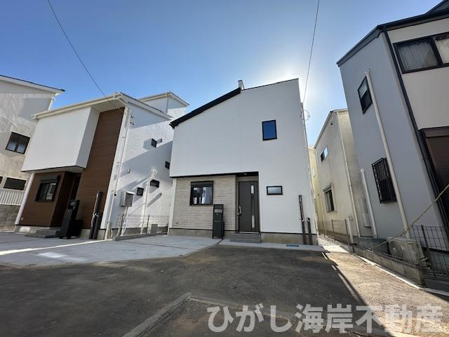 茅ヶ崎市浜須賀　新築戸建　全４棟の外観|現地外観