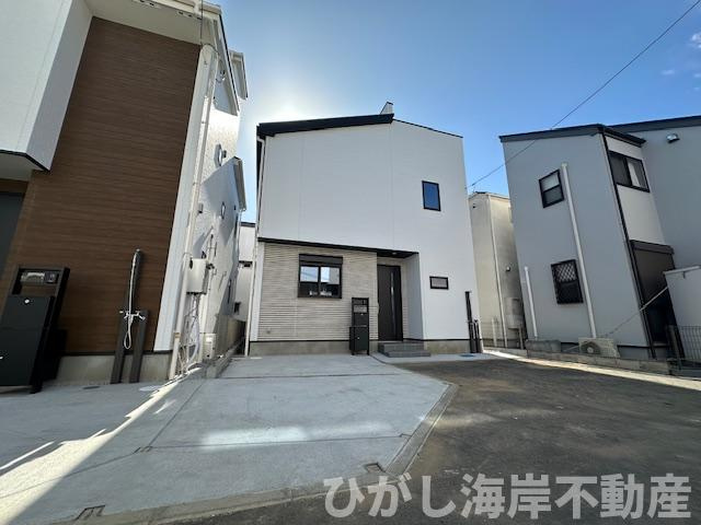 茅ヶ崎市浜須賀　新築戸建　全４棟の外観パース|1.2号棟イメージパスですので実際のものと多少異なります
