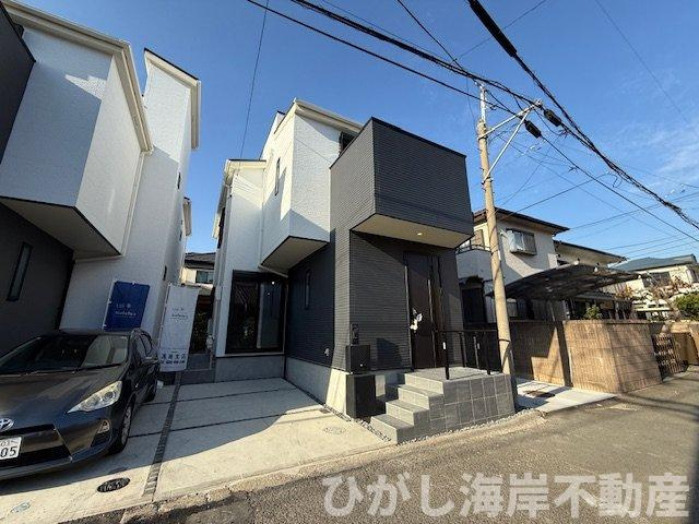 藤沢市辻堂元町5丁目　新築戸建　全２棟の前面道路含む現地写真|現地外観