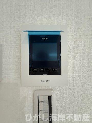 藤沢市辻堂元町5丁目　新築戸建　全２棟のセキュリティ|TVモニター付きインターフォン