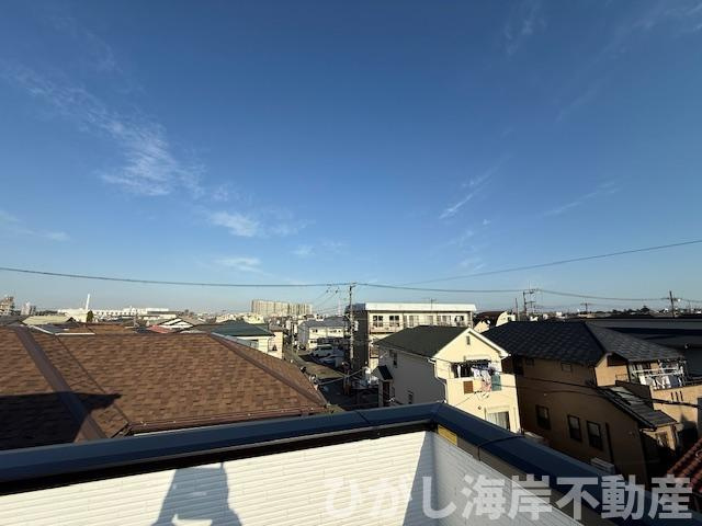 藤沢市辻堂元町5丁目　新築戸建　全２棟の展望|ルーフバルコニーからの眺望