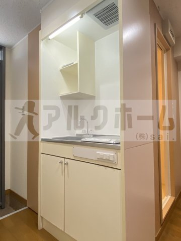 メゾンフェリシア沢田のキッチン|メゾンフェリシア沢田（土師ノ里駅）　１K