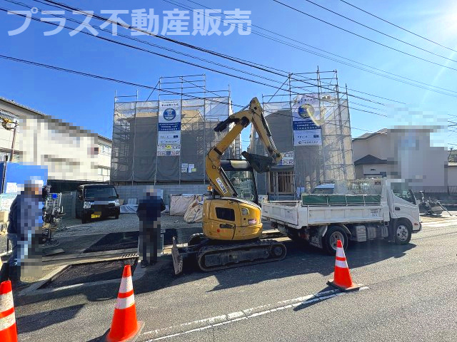 【外観】 | 福岡市南区屋形原2丁目第11　1号棟（全2棟）【仲介手数料無料・0円】 | 現地写真。同じ物件を見るなら、プラス不動産販売にお任せ下さい。