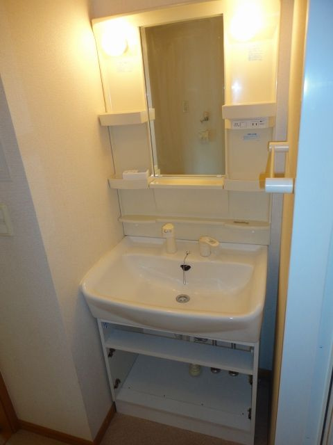 サンライズⅦの洗面所|広い洗面スペース