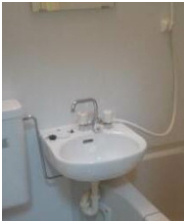 リベルテ北千住の洗面所