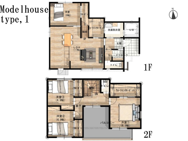 【間取り】 | トレステージ小島小学校前Ⅴ　1号地