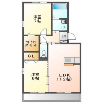 サンクレイドル下中野の間取り