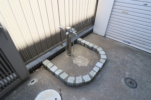 フォレストヒルズの庭|ペット足洗い場