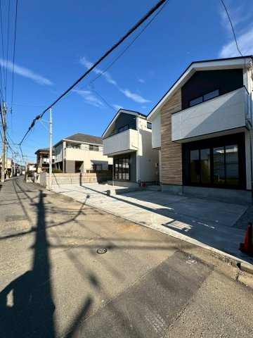 所沢市上新井４丁目新築戸建て2号地の前面道路含む現地写真