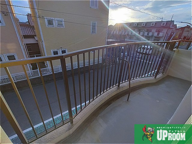 コーポクラウンのバルコニー