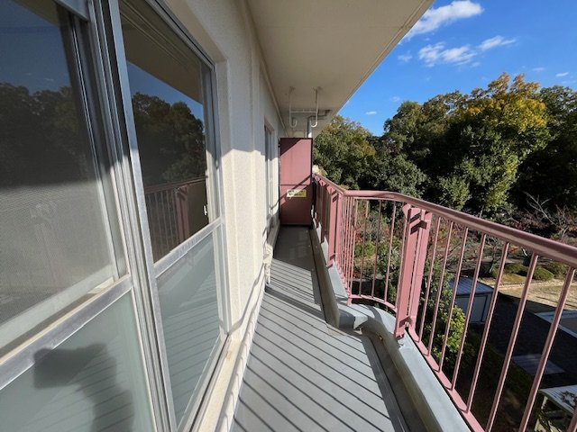  泉北城山台三丁住宅のバルコニー