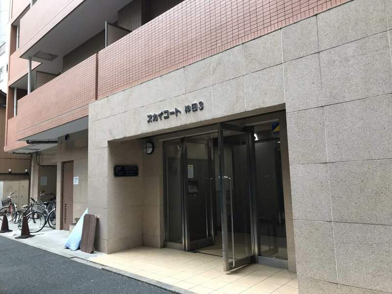スカイコート神田第3のエントランス