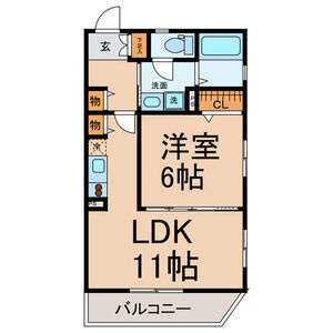 エムロード（ｅｍｅｒａｕｄｅ）の間取り