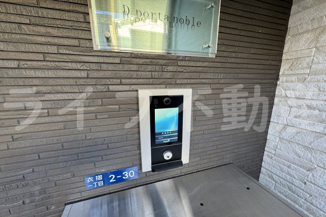 D porta nobelのエントランス|毎日通るエントランスはこのようになっています