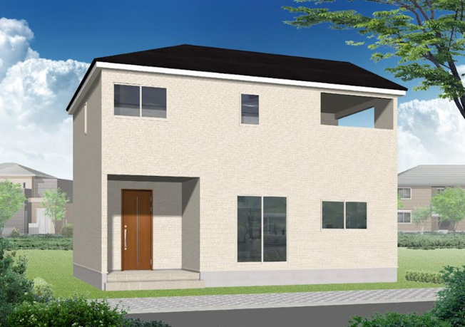 【外観パース】クレイドルガーデン羽咋市大川町　第３