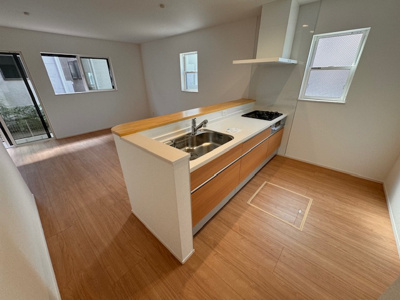 【キッチン】 | FIRST TOWN第2守山区川北町全1棟【白沢小　守山北中】 | LINEから簡単お問合せ可能！
友達検索で@nqk7328tです！。