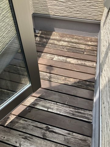 天沼戸建のバルコニー