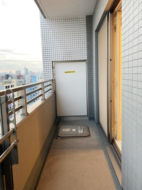 パークホームズ隅田桜橋のバルコニー