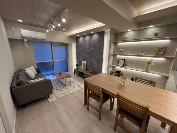 【居間・リビング】 | さんろーどダイヤモンドマンション | 窓からの日差し・風・すべてが心地よくゆったりとした時間を過ごせます♪