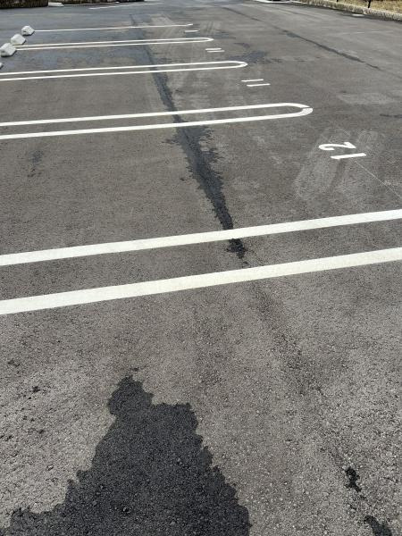 トレイルの駐車場