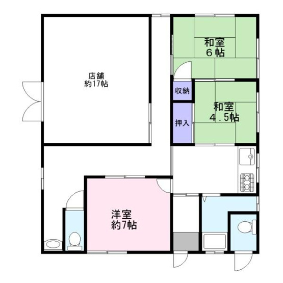 【間取り】 | 南部町天萬　戸建