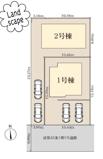 横浜市磯子区洋光台1丁目 新築戸建て【仲介手数料無料】カースペース2台|仲介手数料無料！お問合せ下さい/080-7058-7312 
