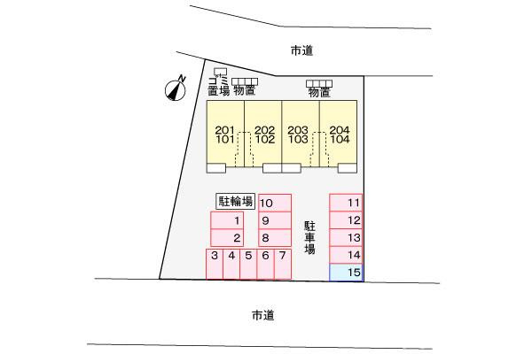 ブランシェスの区画図