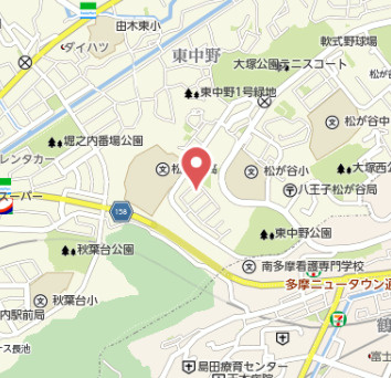 祝：成約済み　グリーンコープ松が谷　八王子市　中古マンションの地図|～仲介手数料無料☆八王子ひなた不動産～グリーンコープ松が谷