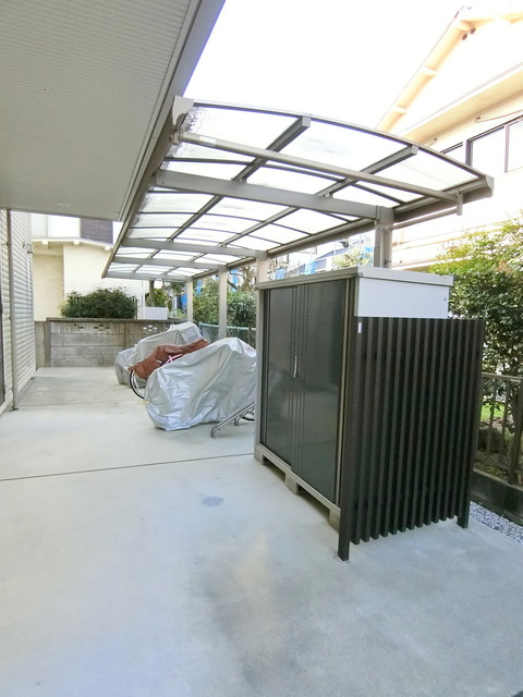 プライムコート小金井のその他共用部分|マンション専用屋根付きサイクルポート