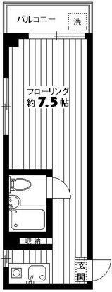 パークサイド浜の間取り