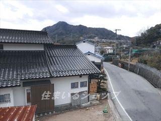 広島市安佐北区亀山９丁目のアパートの展望|募集のお部屋（201号室）からの眺望です！