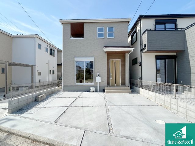 岸和田市並松町　第5期　新築一戸建ての外観|安心の10年保証！外観を美しく保ち、雨水で汚れを落とします！気になることがありましたら、お気軽にお問い合わせください！