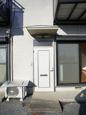 【セキュリティ】 | メゾンドノエルI | しっかりした玄関です。