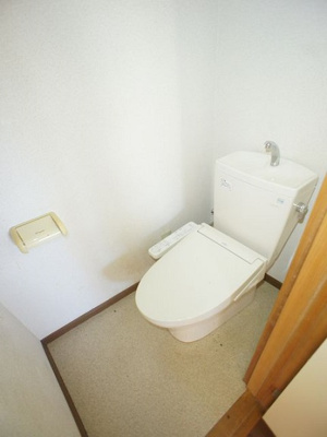 【トイレ】 | メゾンドノエルI | 温水洗浄暖房便座機能付きです♪