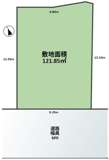 【区画図】 | 西宮市苦楽園二番町　新築戸建