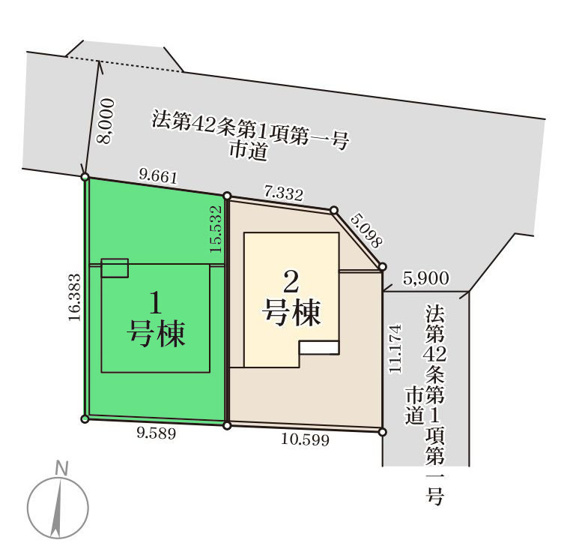 【外観】 | リーブルガーデン.S前橋市大利根町第7ー① | （建築前現地）